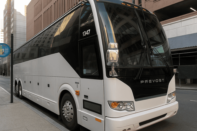 a Edinburg Minibus Company coach bus