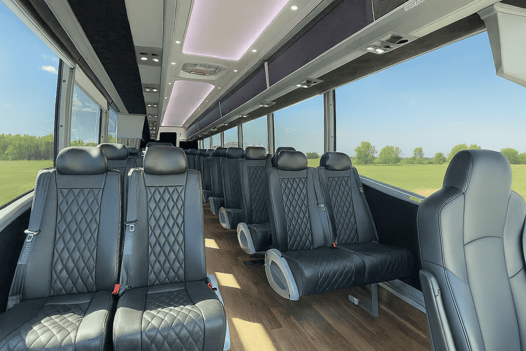 coach bus in Edinburg