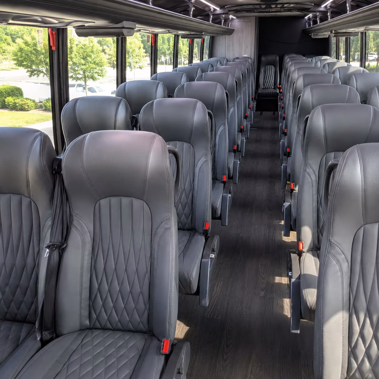 edinburg 25 passenger minibus inside