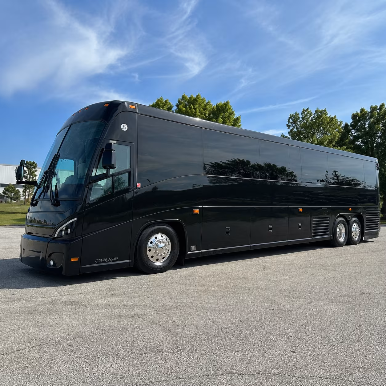 edinburg 47 passenger charter bus