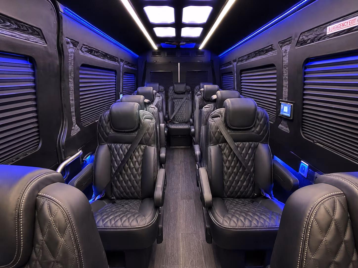 edinburg sprinter van with driver inside